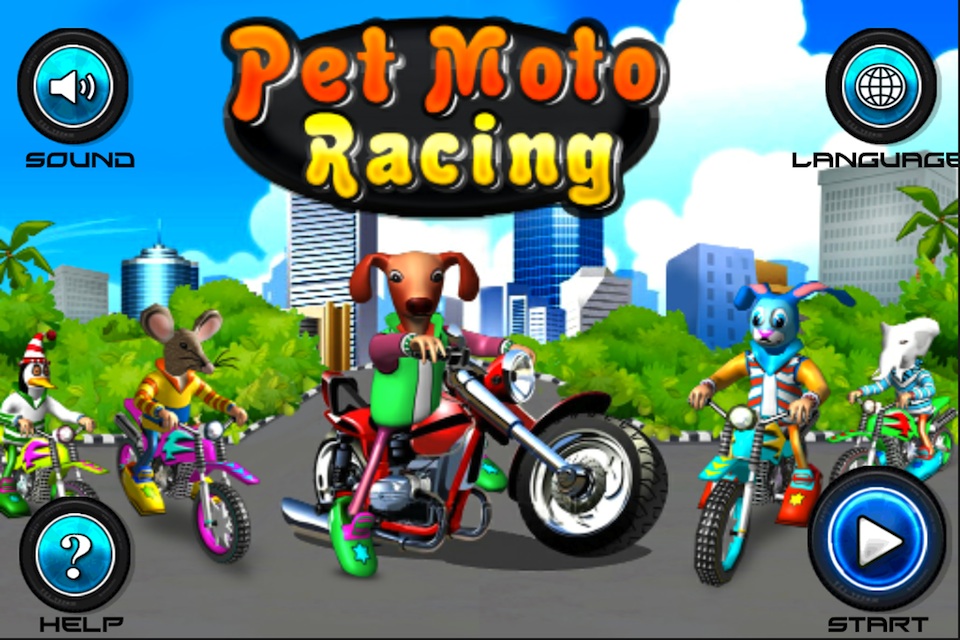 Pet Moto Racing ( 3D bike kids games )